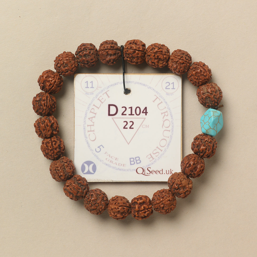 D2104 - Turquoise Chaplet 22 cm XXL