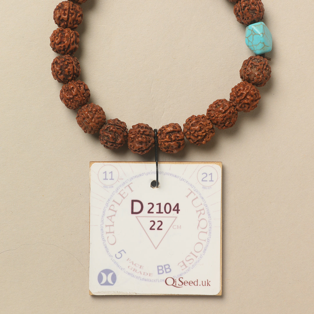 D2104 - Turquoise Chaplet 22 cm XXL