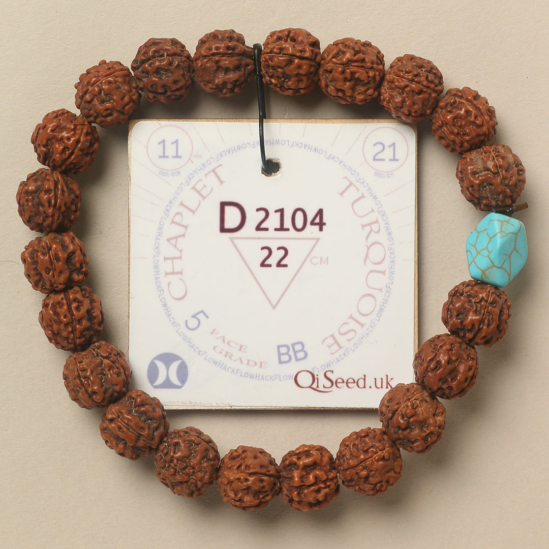 D2104 - Turquoise Chaplet 22 cm XXL