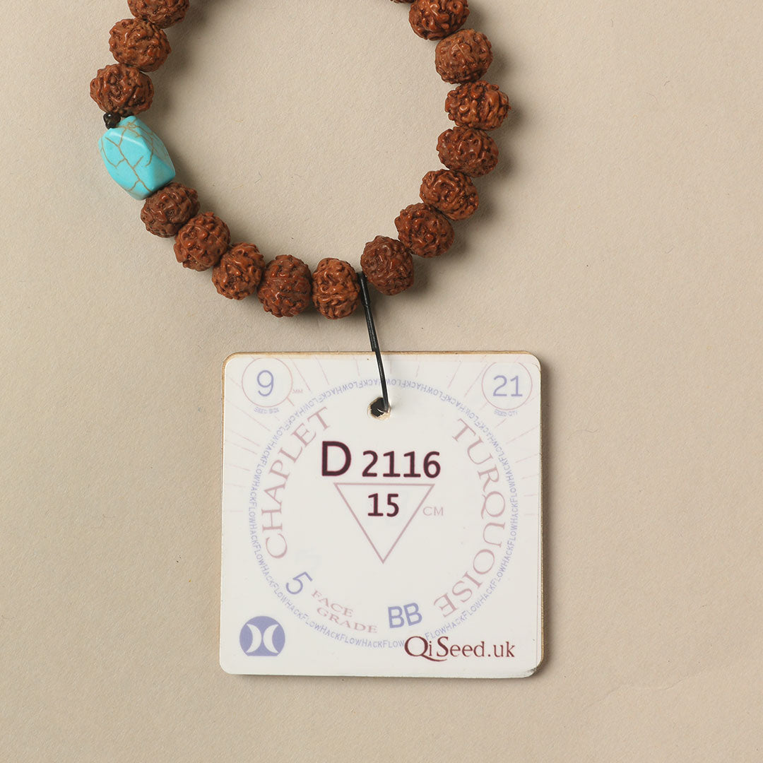D2116 - Turquoise Chaplet 15 cm S+