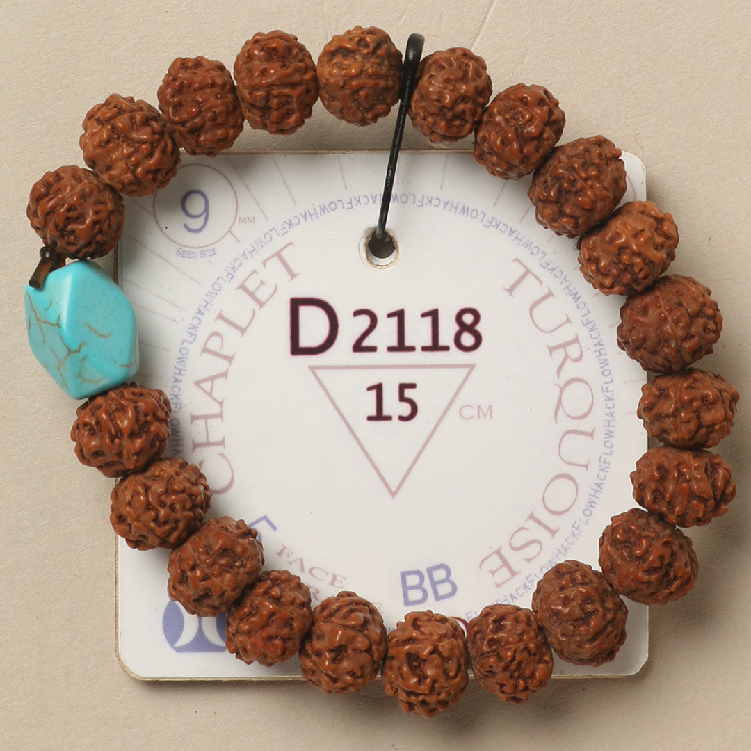 D2118 - Turquoise Chaplet 15 cm S+