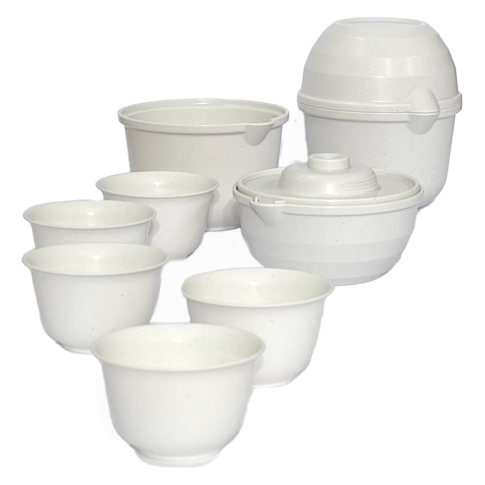 Husky - Rice Husk New Rice Shell Travel Tea Set