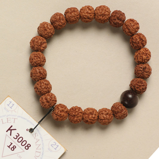 K3008 - Red Sandalwood Chaplet 18 cm L