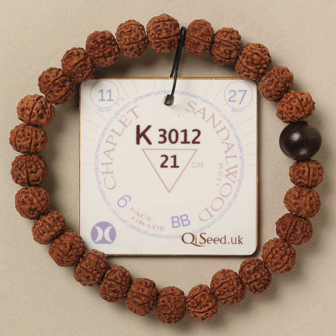 K3012 - Red Sandalwood Chaplet 21 cm XL+