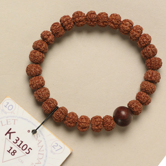 K3105 - Red Sandalwood Chaplet 18 cm L