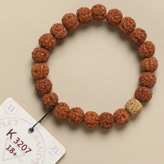 K3207 - White Sandalwood Chaplet 18+ cm L