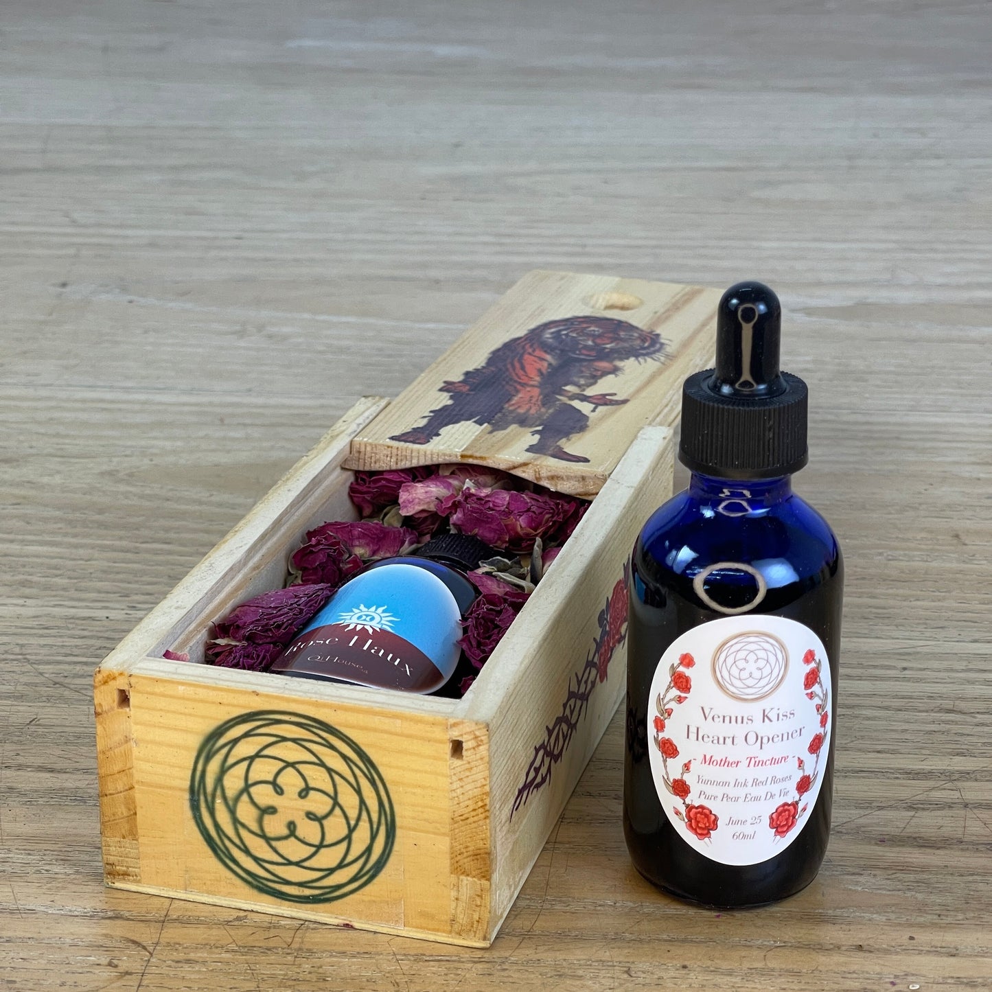 Rose Haux K641 Venus Kiss, Heart Opener Mother Tincture 60ml Box K