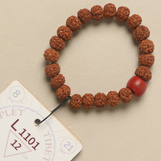 L1101 - Tibetian Red Chaplet 12 cm XS