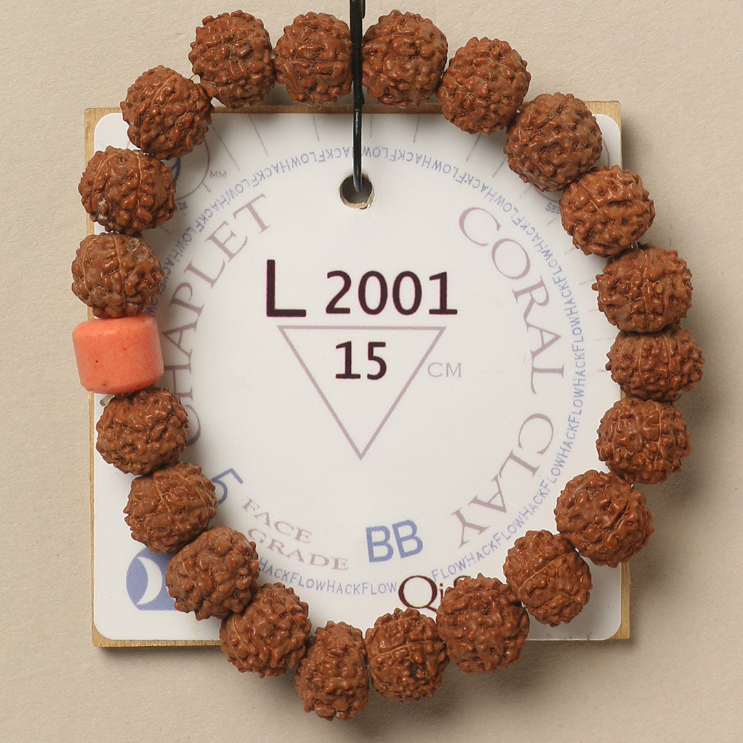 L2001 - Coral Clay Chaplet 15 cm S+