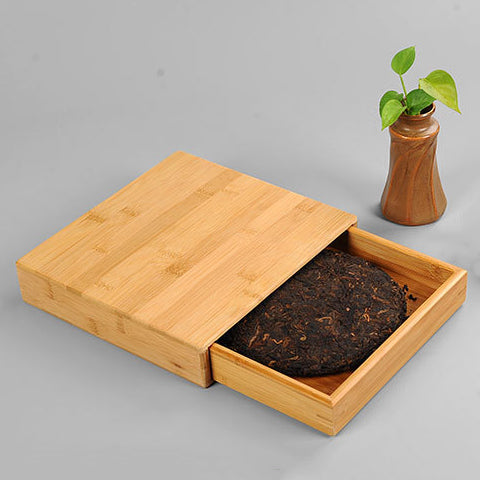 Amber Haven — Natural Bamboo Tea Cake Case
