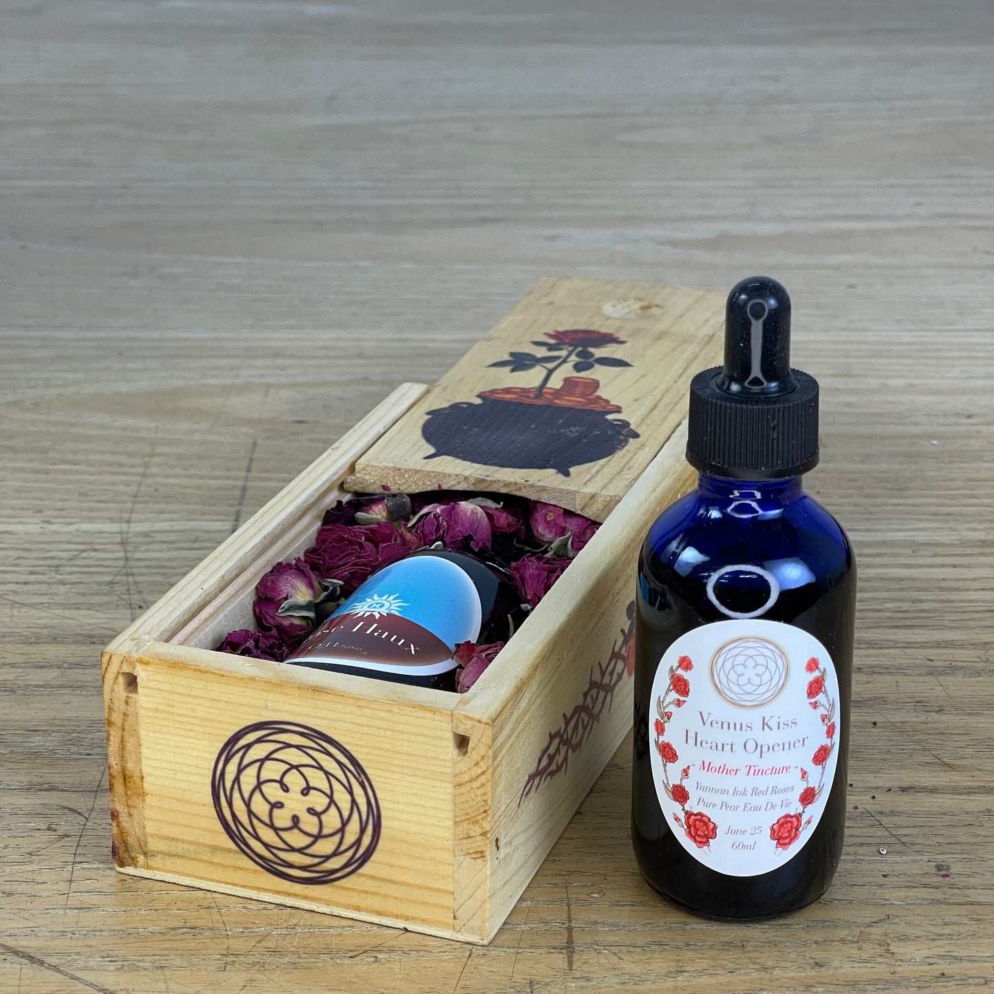 Rose Haux Z639 Venus Kiss, Heart Opener Mother Tincture 60ml Box Z