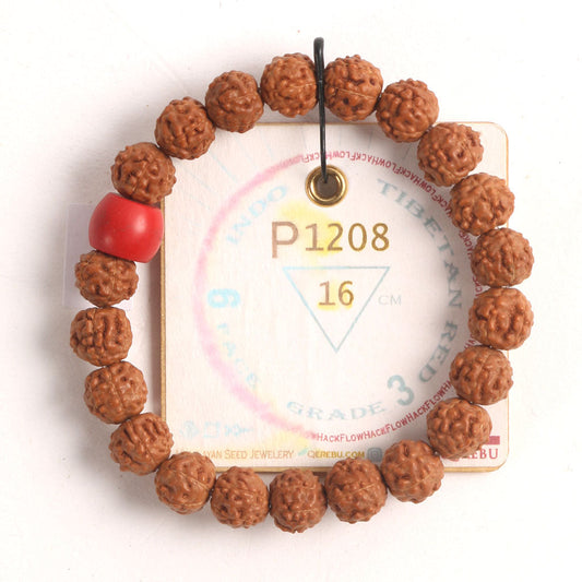 L1108 - Tibetian Red Chaplet 16 cm M