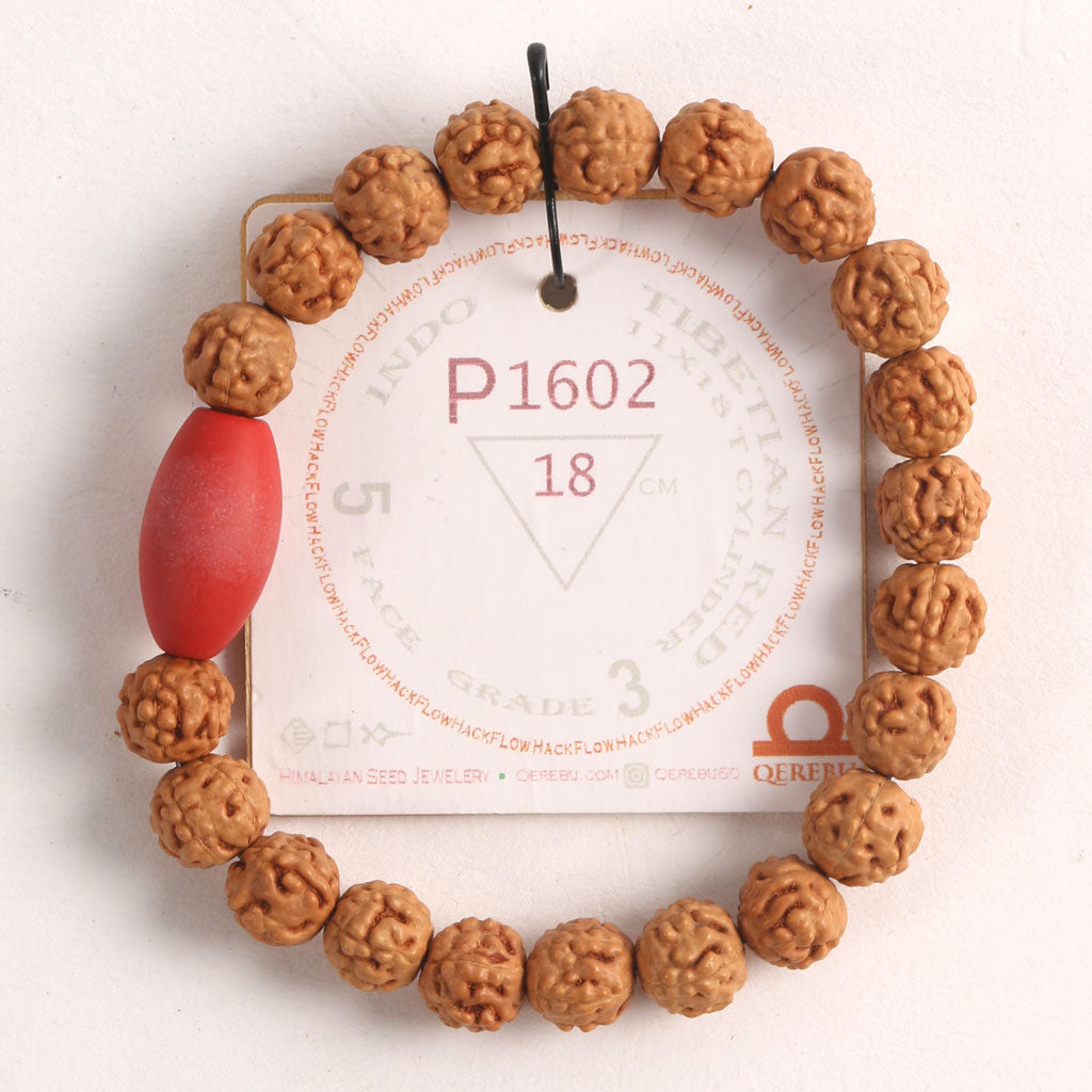 L1035 - Tibetian Red Chaplet 18 cm L