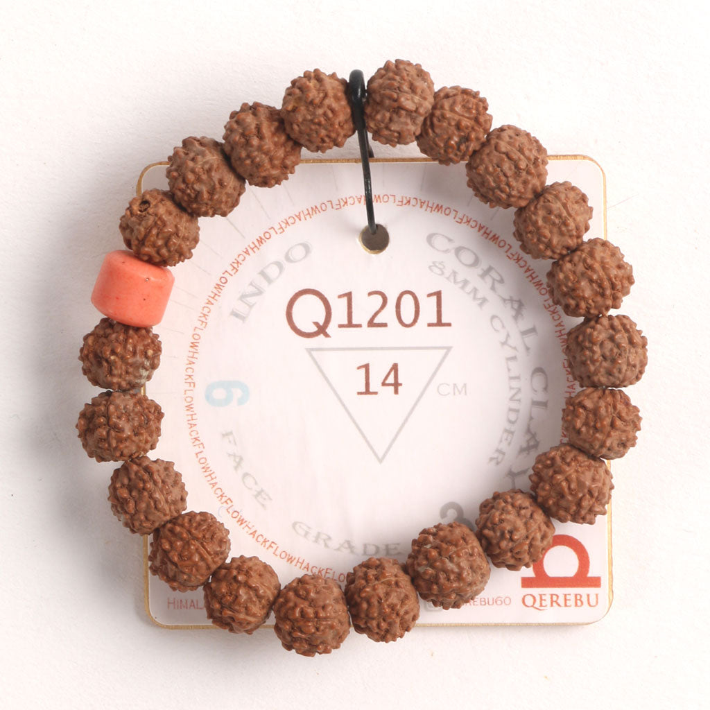 L2006 - Coral Clay Chaplet 14 cm S