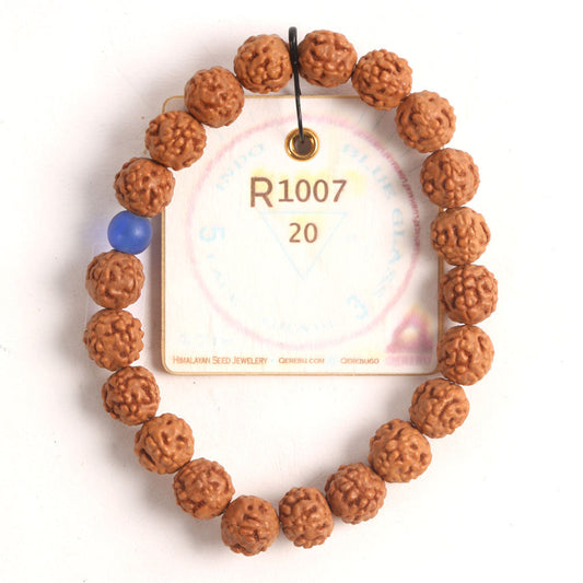 J1107 - Blue Glass Chaplet 20 cm XL