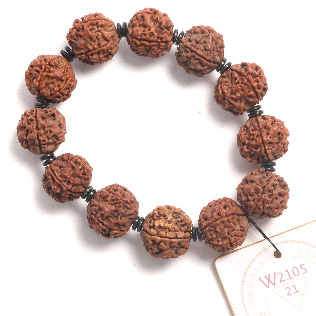 ZeroG Oath Ring (12 Rudraksha • 21 cm Fit) | Class B | No. P1205