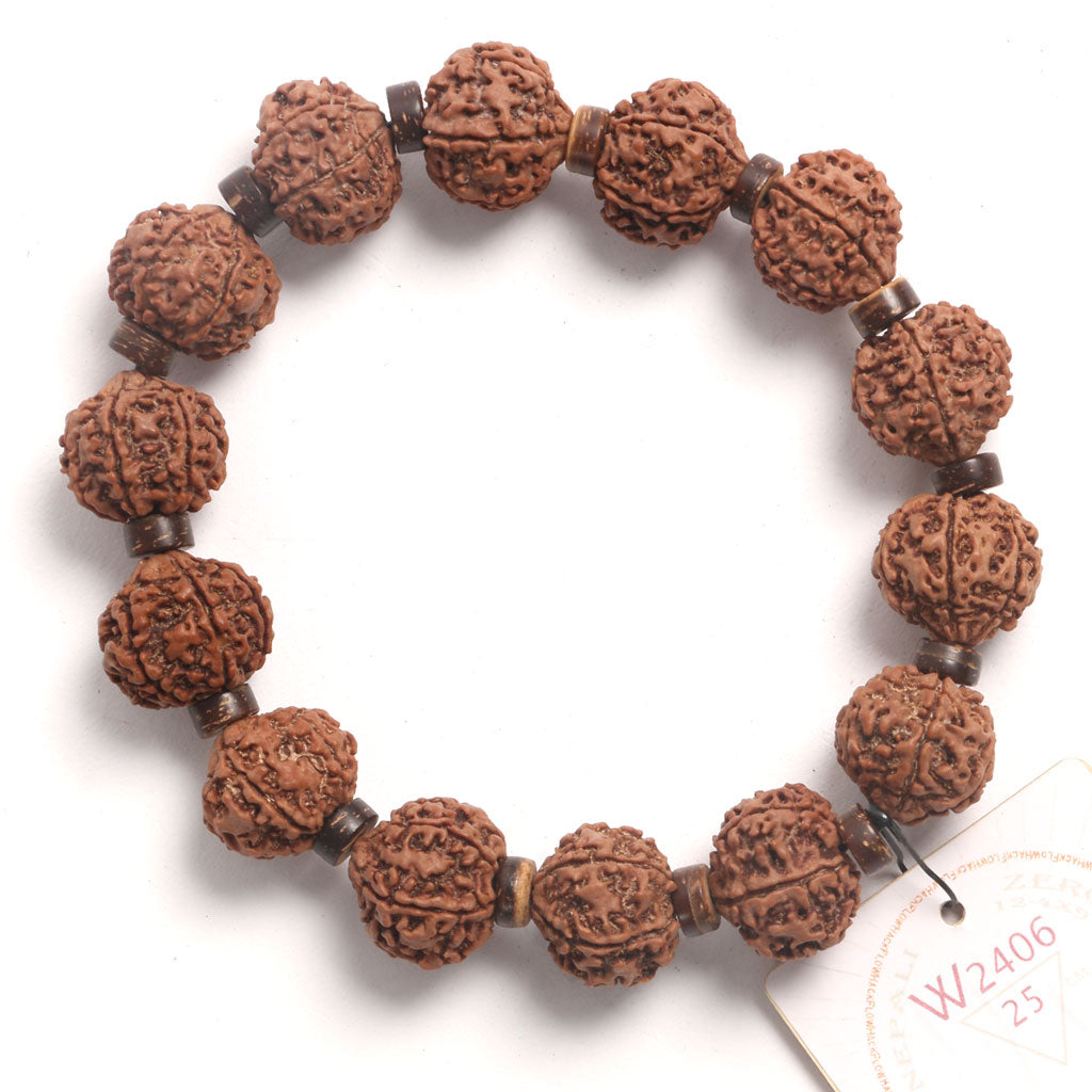 ZeroG Oath Ring (12 Rudraksha • 25 cm Fit) | Class BB | No. P1406