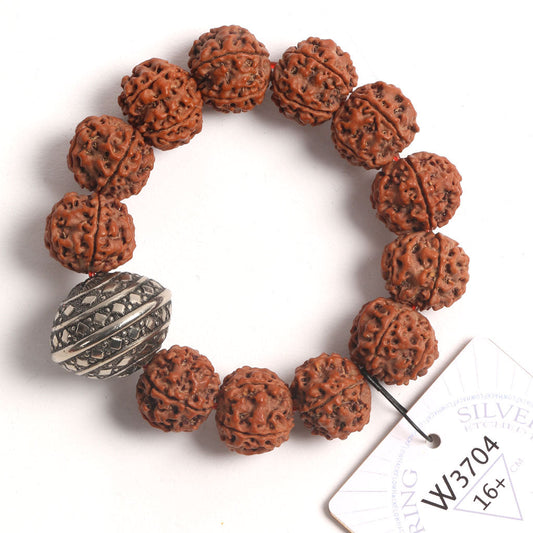 P3004 - Silver Metal Oath Ring 16+ cm M