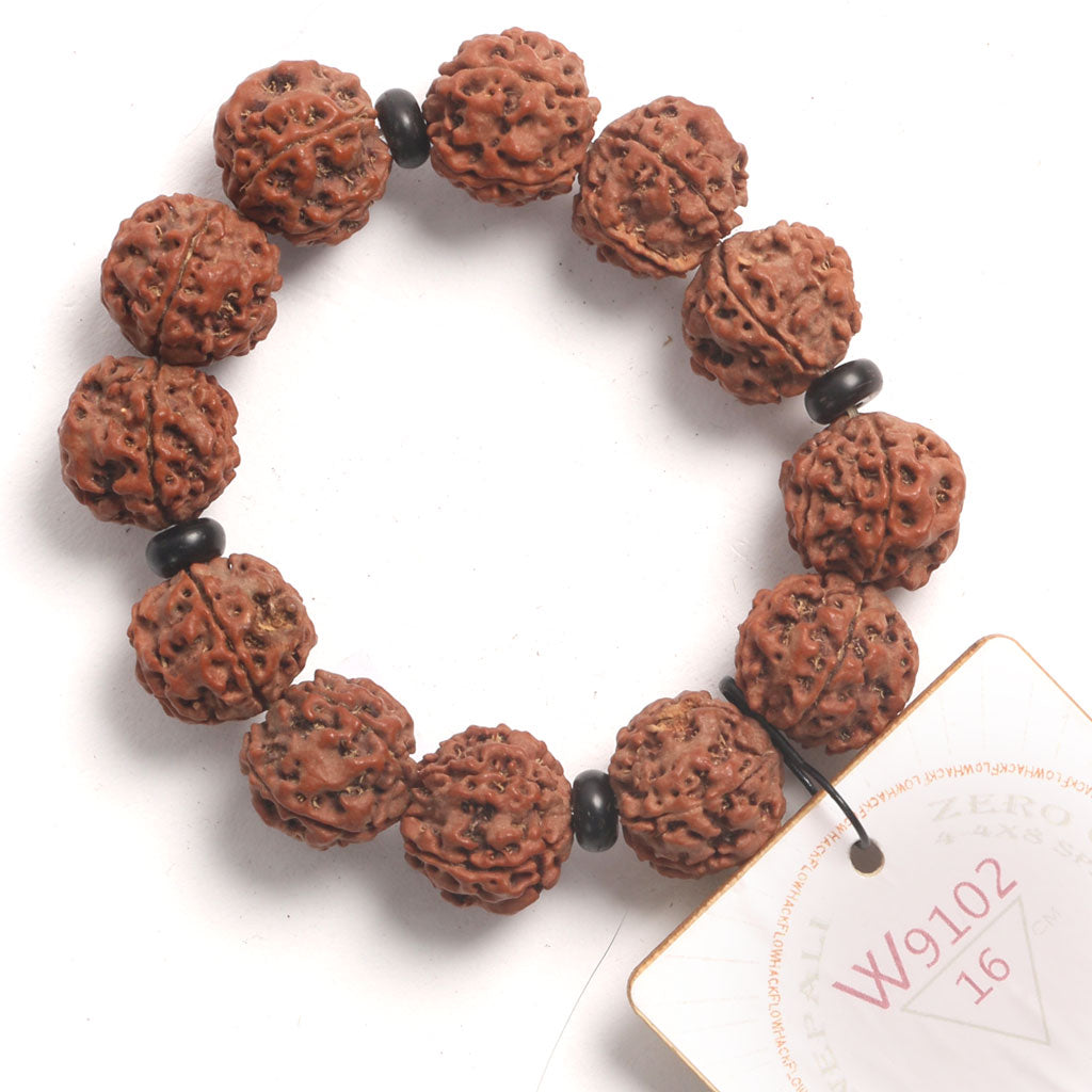 ZeroG Oath Ring (12 Rudraksha • 16 cm Fit) | Class B | No. P1502