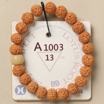 A1003 - Lotus Root Chaplet   13 cm  XS+