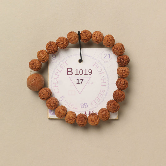 B1019 - Bodhi Seed Chaplet   17 cm  M+