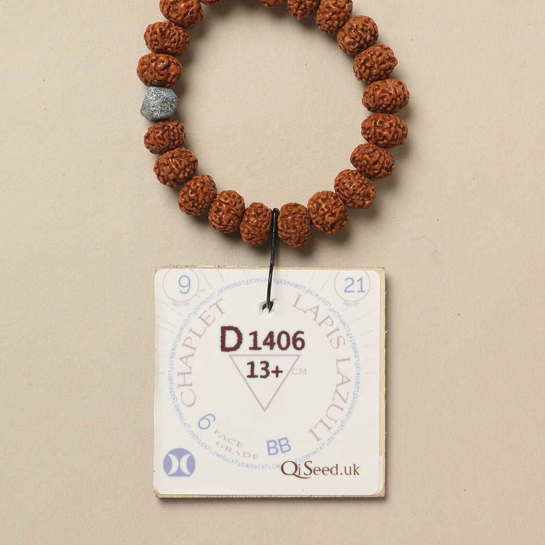 D1406 - Lapis Lazuli Chaplet   13+ cm  XS+