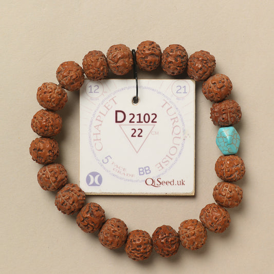 D2102 - Turquoise Chaplet   22 cm  XXL