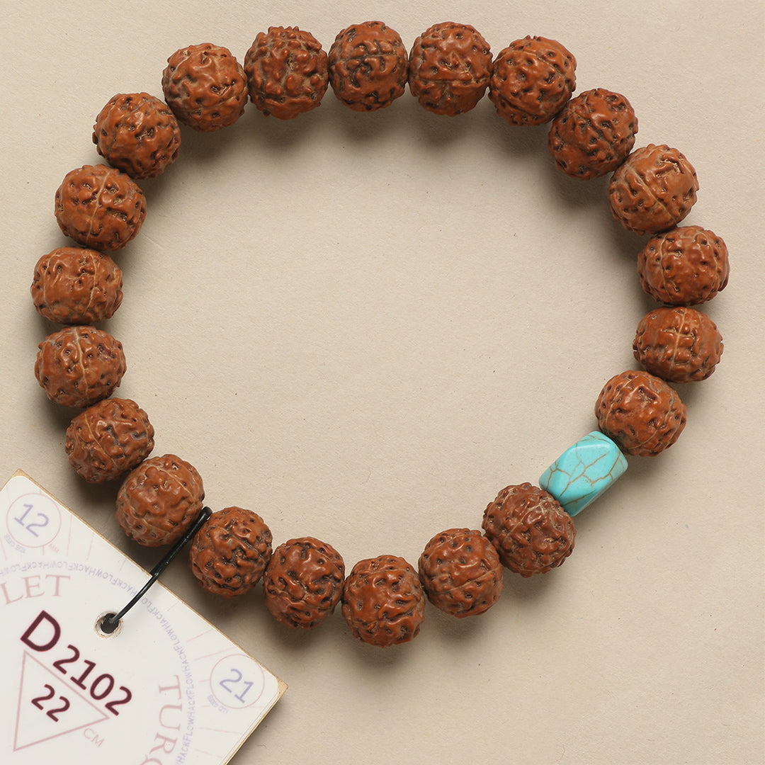 D2102 - Turquoise Chaplet   22 cm  XXL