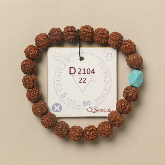 D2104 - Turquoise Chaplet   22 cm  XXL