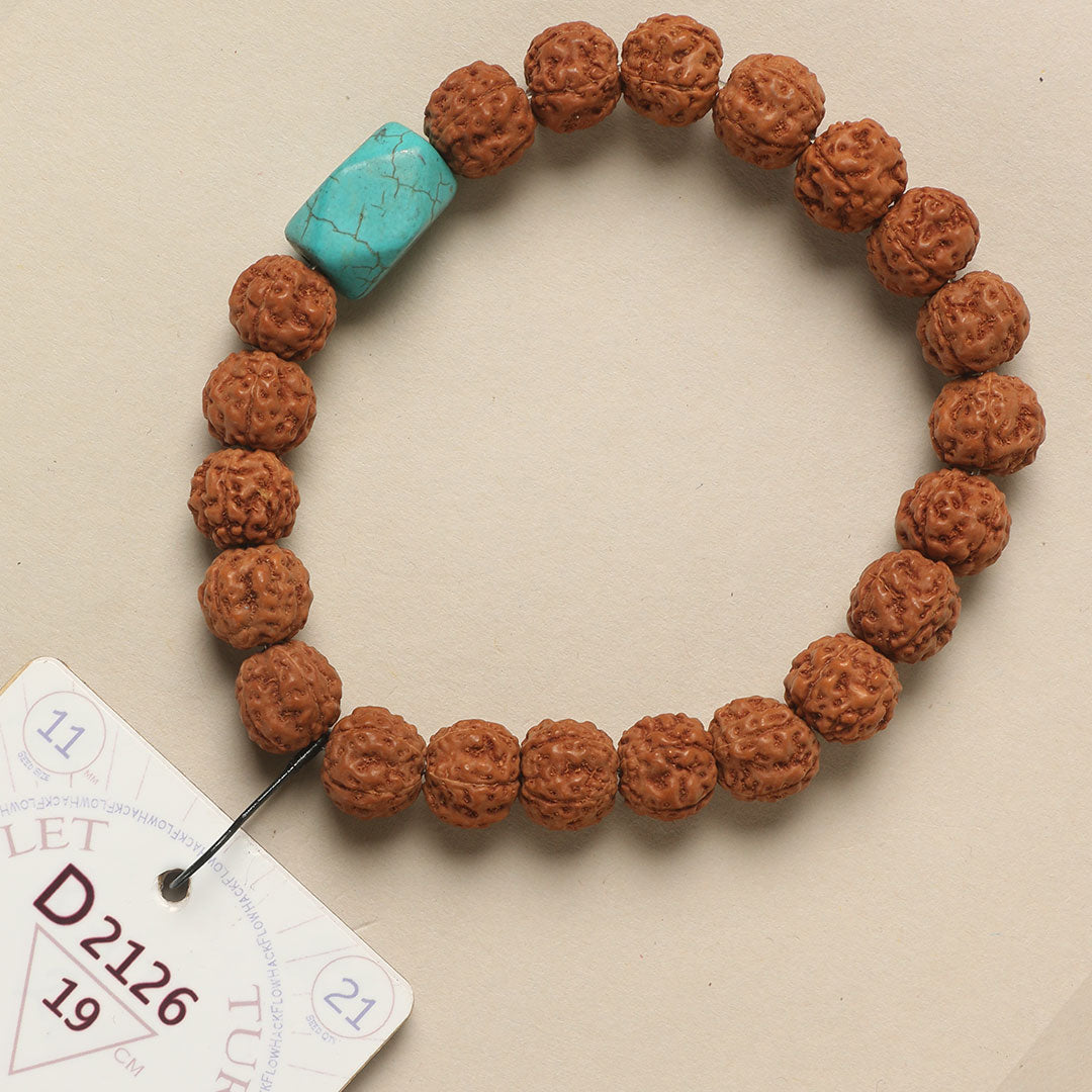 D2126 - Turquoise Chaplet   19 cm  L+