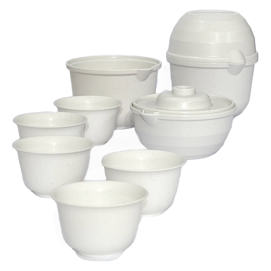 Husky - Rice Husk New Rice Shell Travel Tea Set