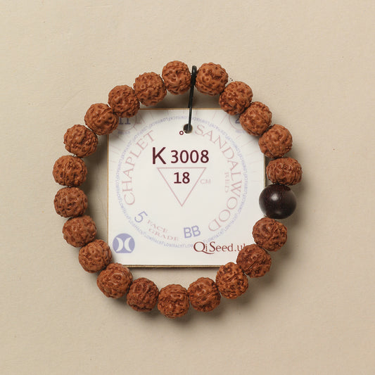 K3008 - Red Sandalwood Chaplet   18 cm  L