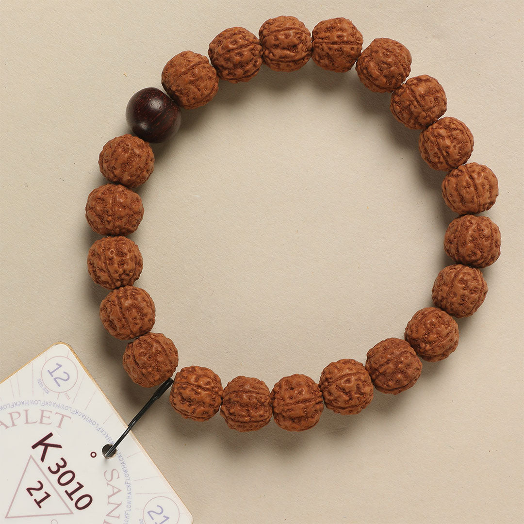 K3010 - Red Sandalwood Chaplet   21 cm  XL+