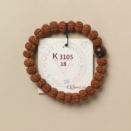 K3105 - Red Sandalwood Chaplet   18 cm  L