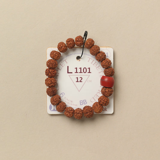 L1101 - Tibetian Red Chaplet   12 cm  XS