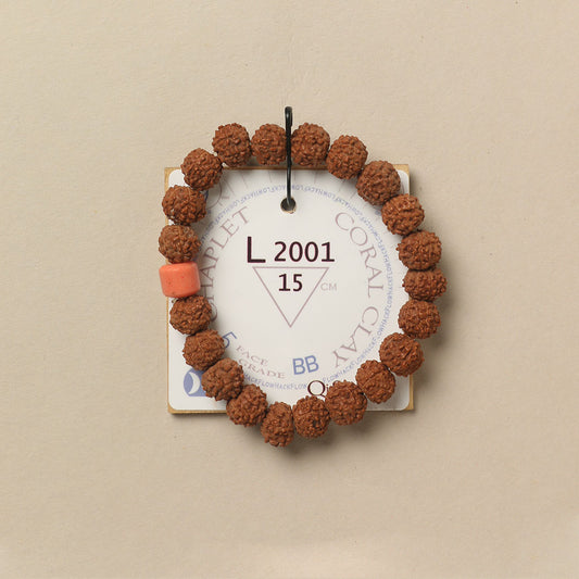 L2001 - Coral Clay Chaplet   15 cm  S+