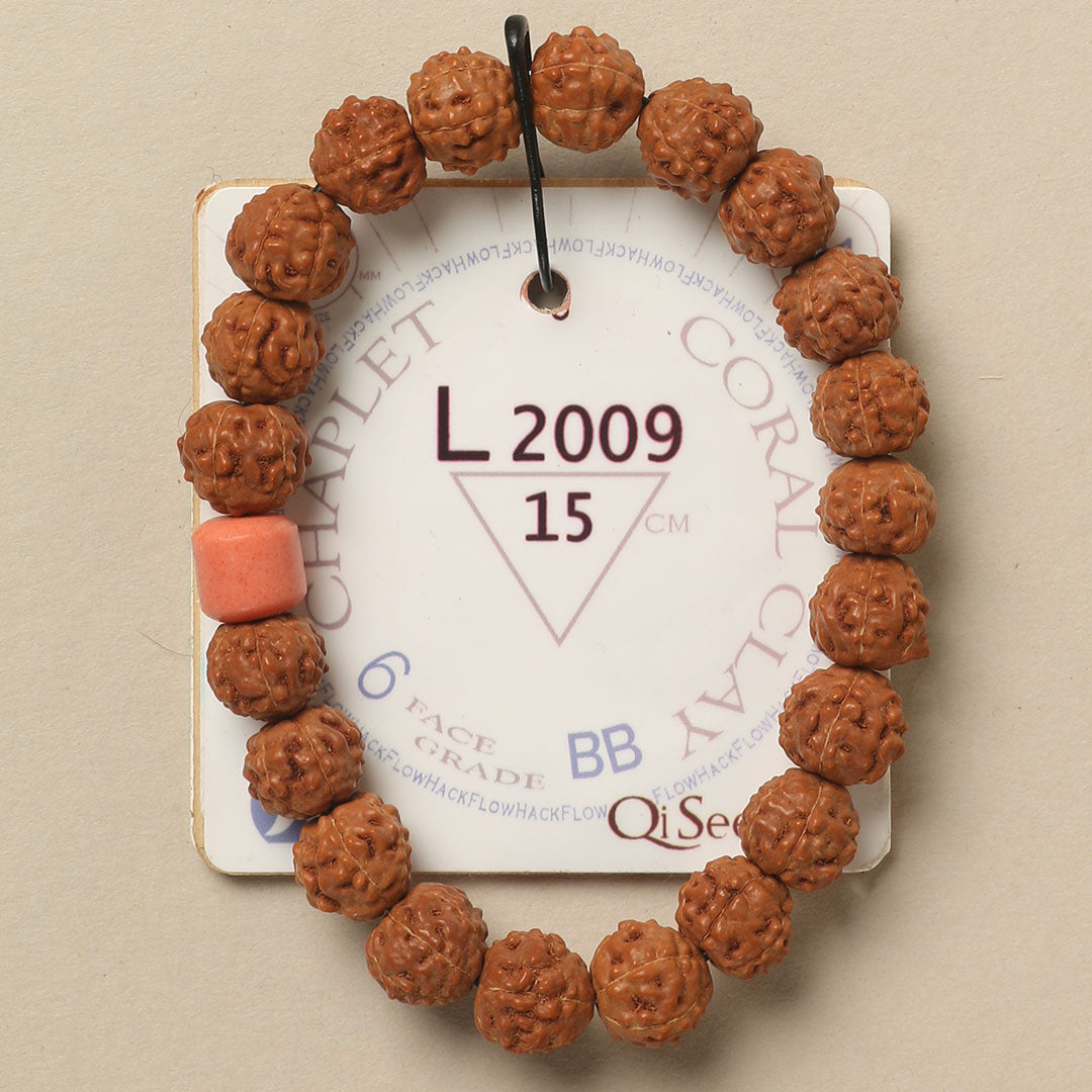 L2009 - Coral Clay Chaplet   15 cm  S+