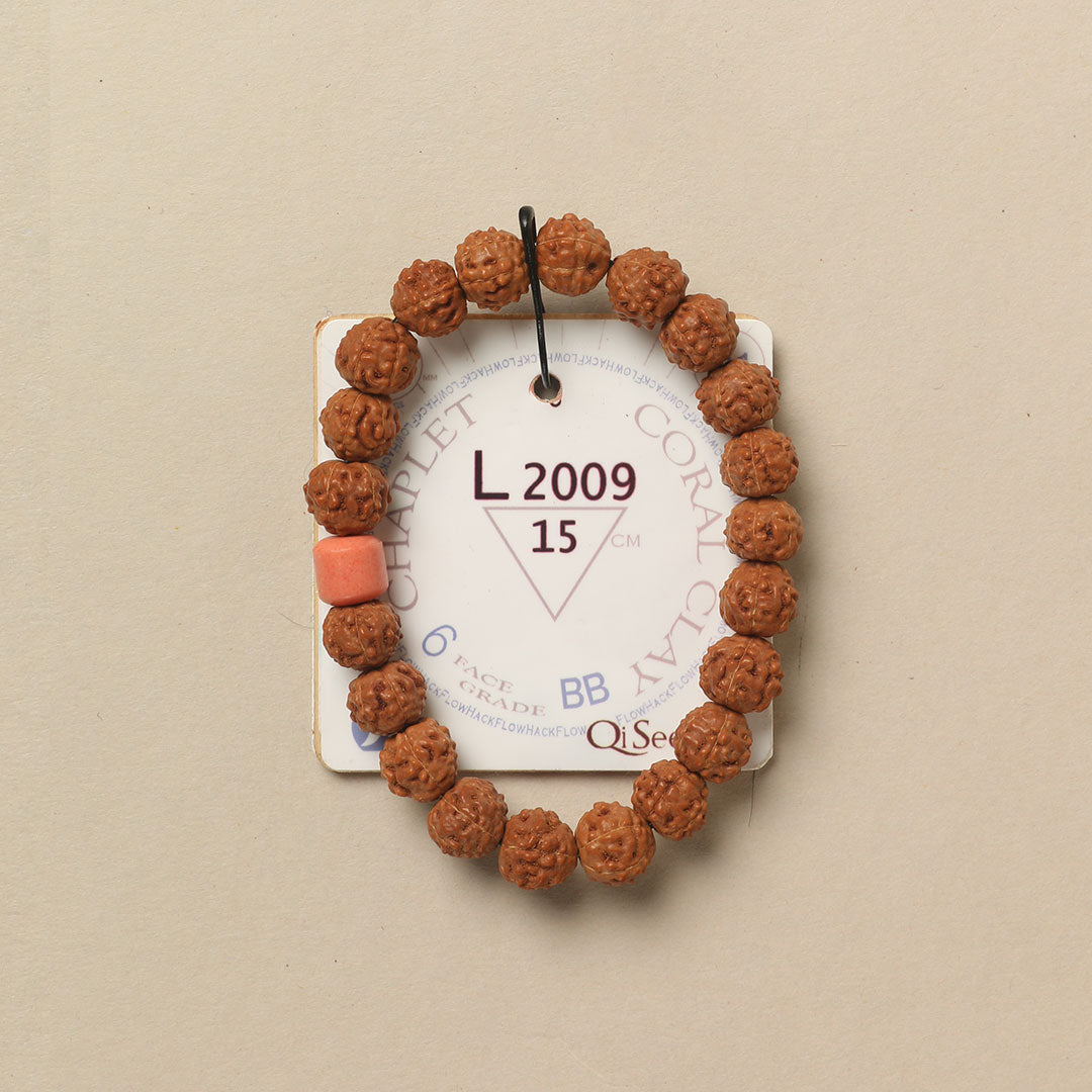 L2009 - Coral Clay Chaplet   15 cm  S+