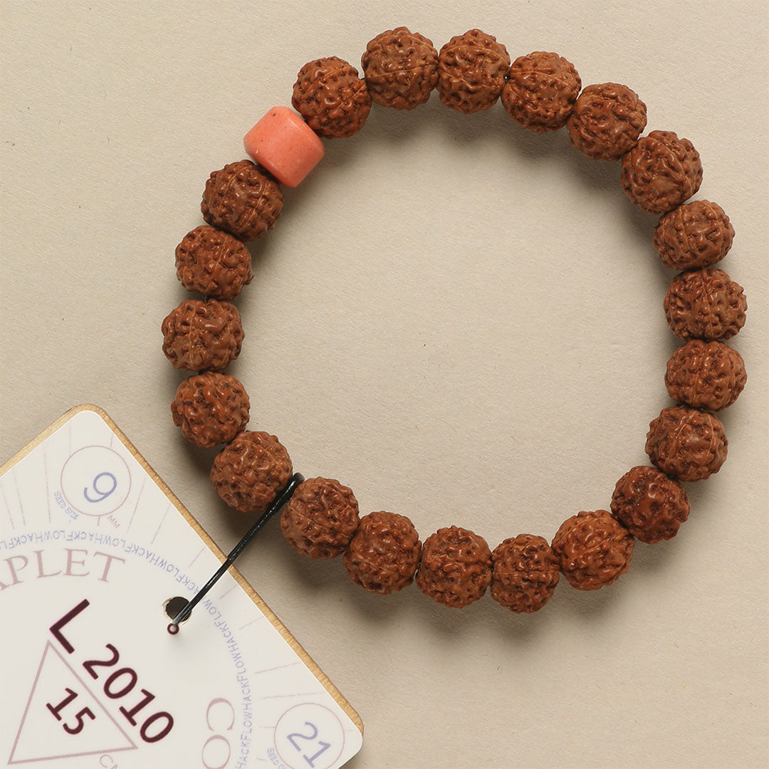 L2010 - Coral Clay Chaplet   15 cm  S+