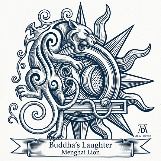 Lion | Buddha's Laughter |    Menghai - 2006 Harvest Sheng Puerh  (Signature Tier 3 )