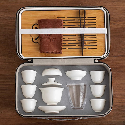 Our House - Big Grey  Travel TeaSet for Six