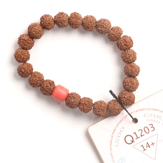 L2008 - Coral Clay Chaplet   14+ cm  S