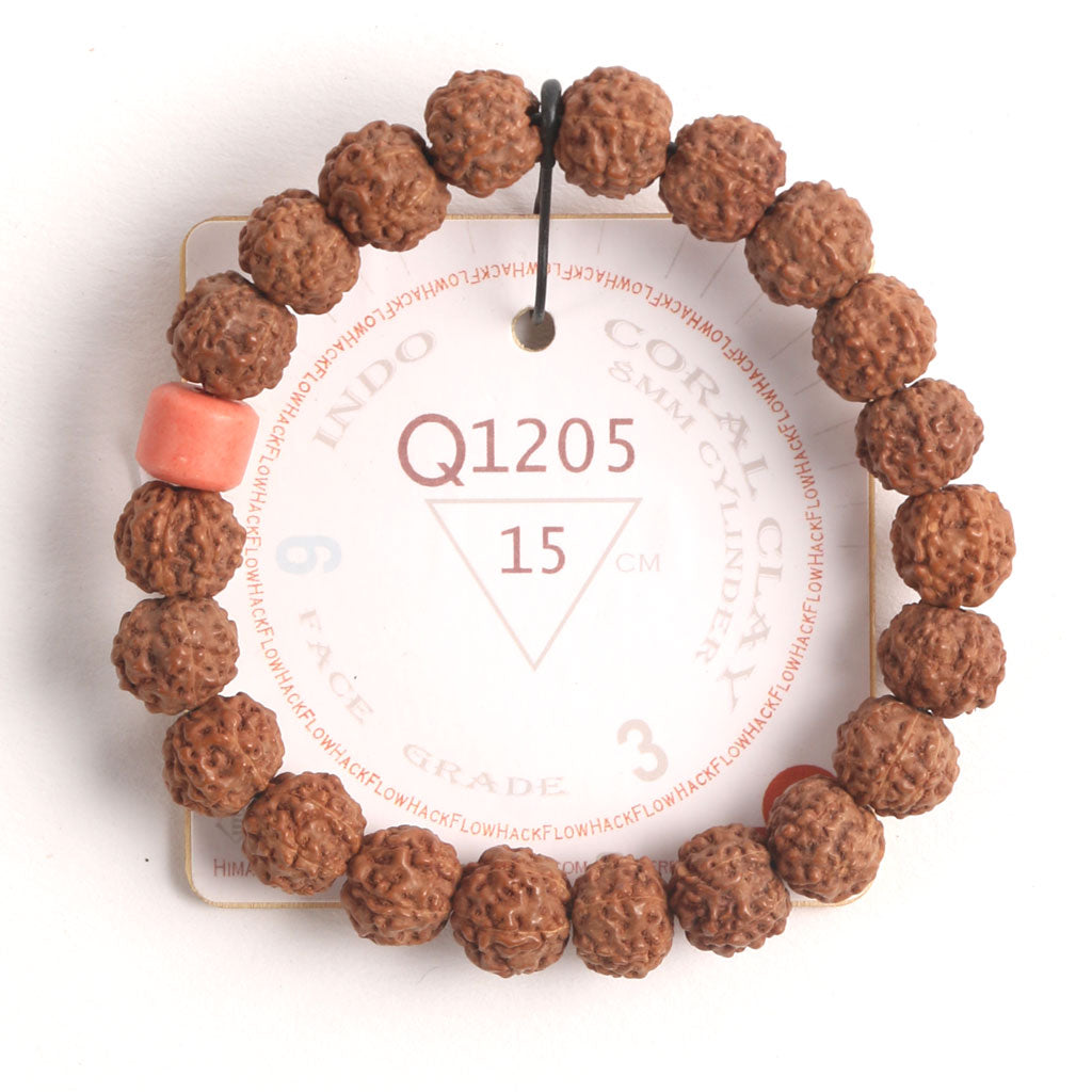 L2010 - Coral Clay Chaplet   15 cm  S+